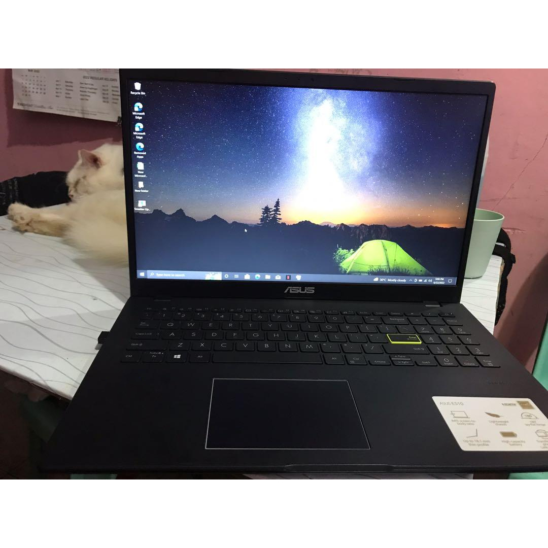 لپ تاپ 15.6 اینچی ایسوس مدل E510MA-U1503-Celeron N4020-4GB DDR4-256GB SSD-TFT