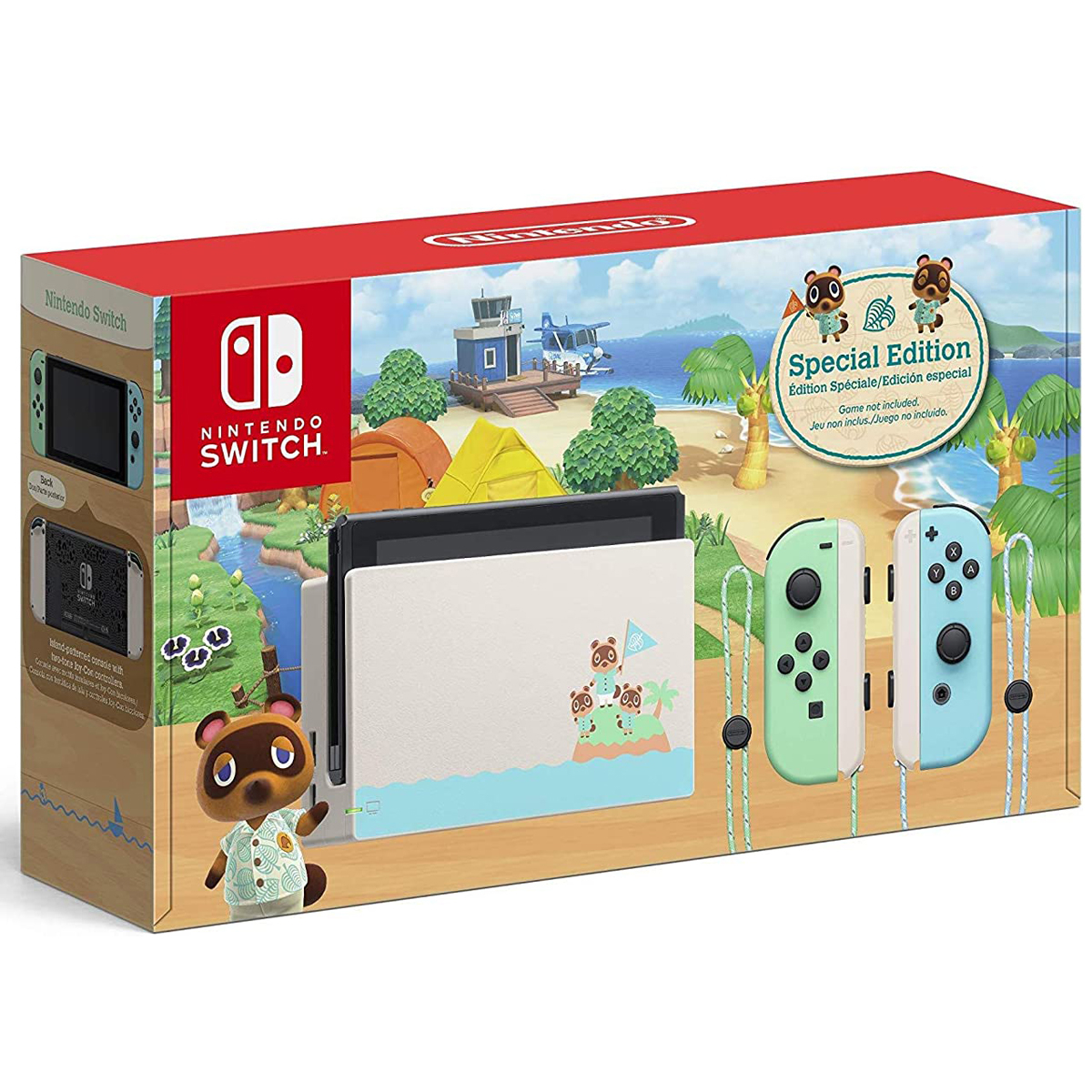 کنسول بازی نینتندو سوییچ مدل Animal Crossing Edition