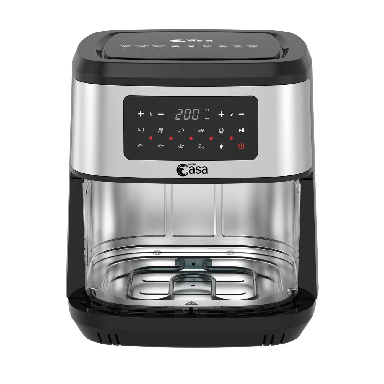 سرخ کن بدون روغن سوپر کاسا مدل دو المنته casa-8592