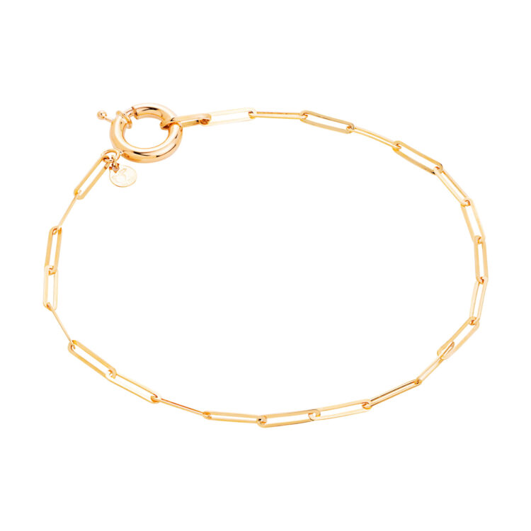 دستبند زنجیری طلا 18 عیار زنانه گالری شیدا مجد مدل لینک S