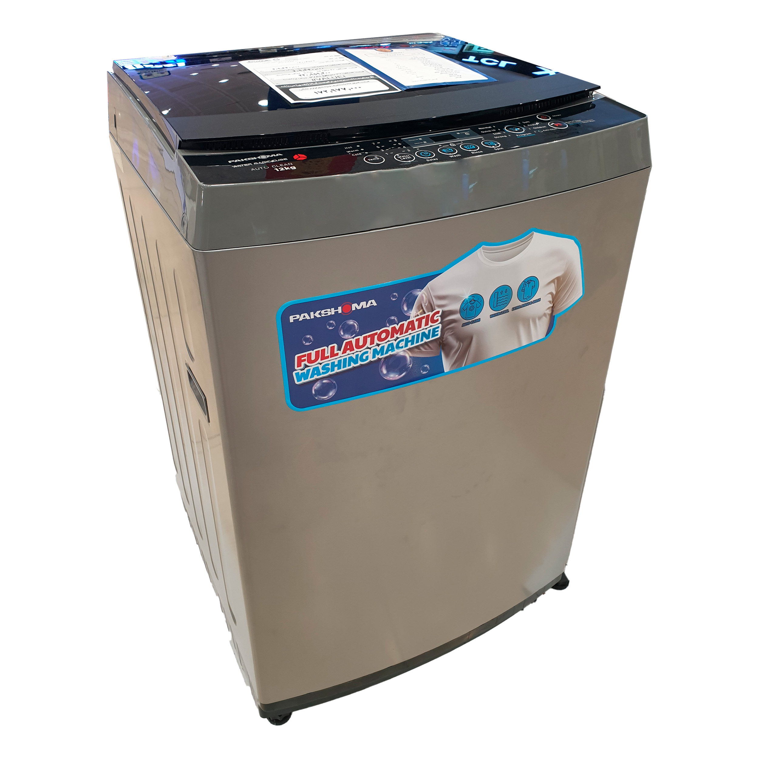 ماشین لباسشویی سطلی 12 کیلوگرم نیمه‌اتوماتیک پاکشوما مدل TA12