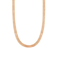 گردنبند طلا 18 عیار زنانه با طرح بافت گالری شیدا مجد مدل پونه