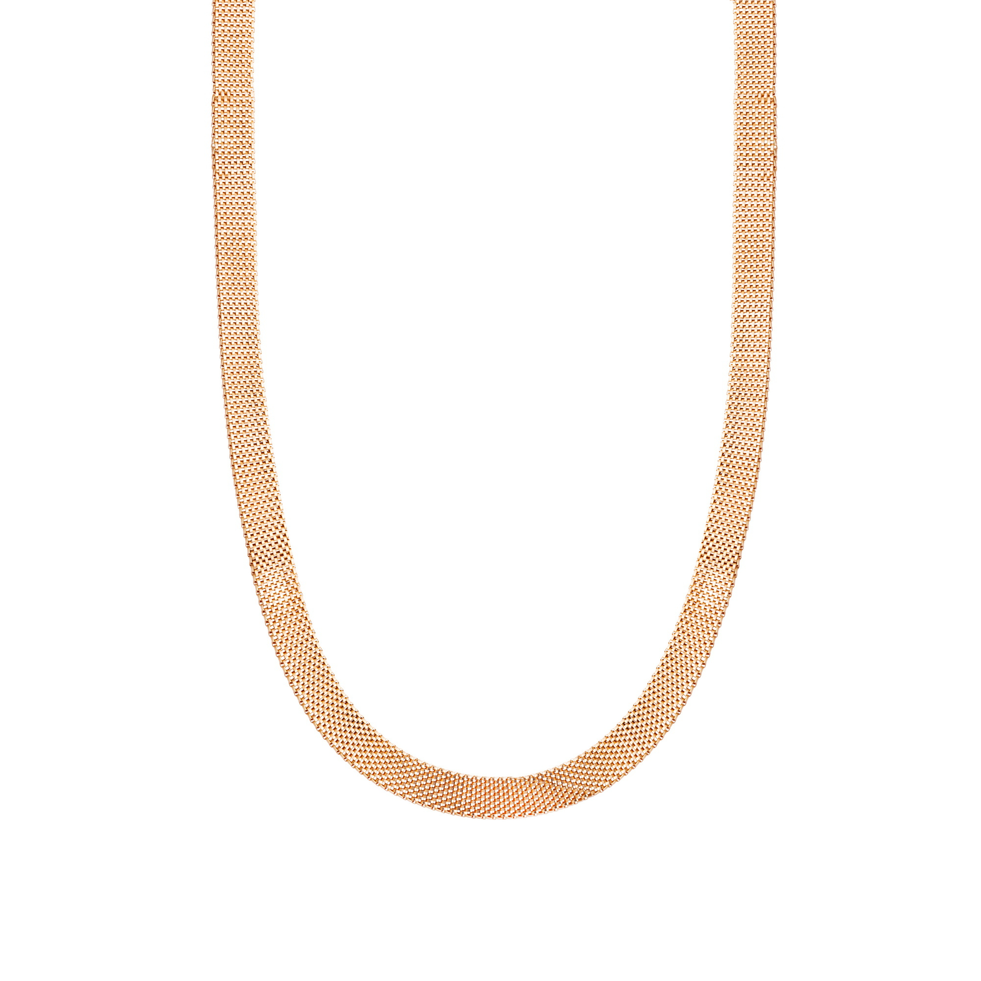 گردنبند طلا 18 عیار زنانه با طرح بافت گالری شیدا مجد مدل پونه