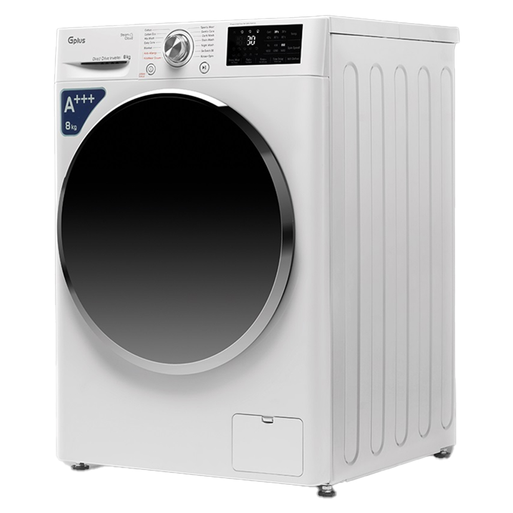 ماشین لباسشویی 8 کیلوگرم اتوماتیک جی پلاس مدل GWM-R88W.KTN