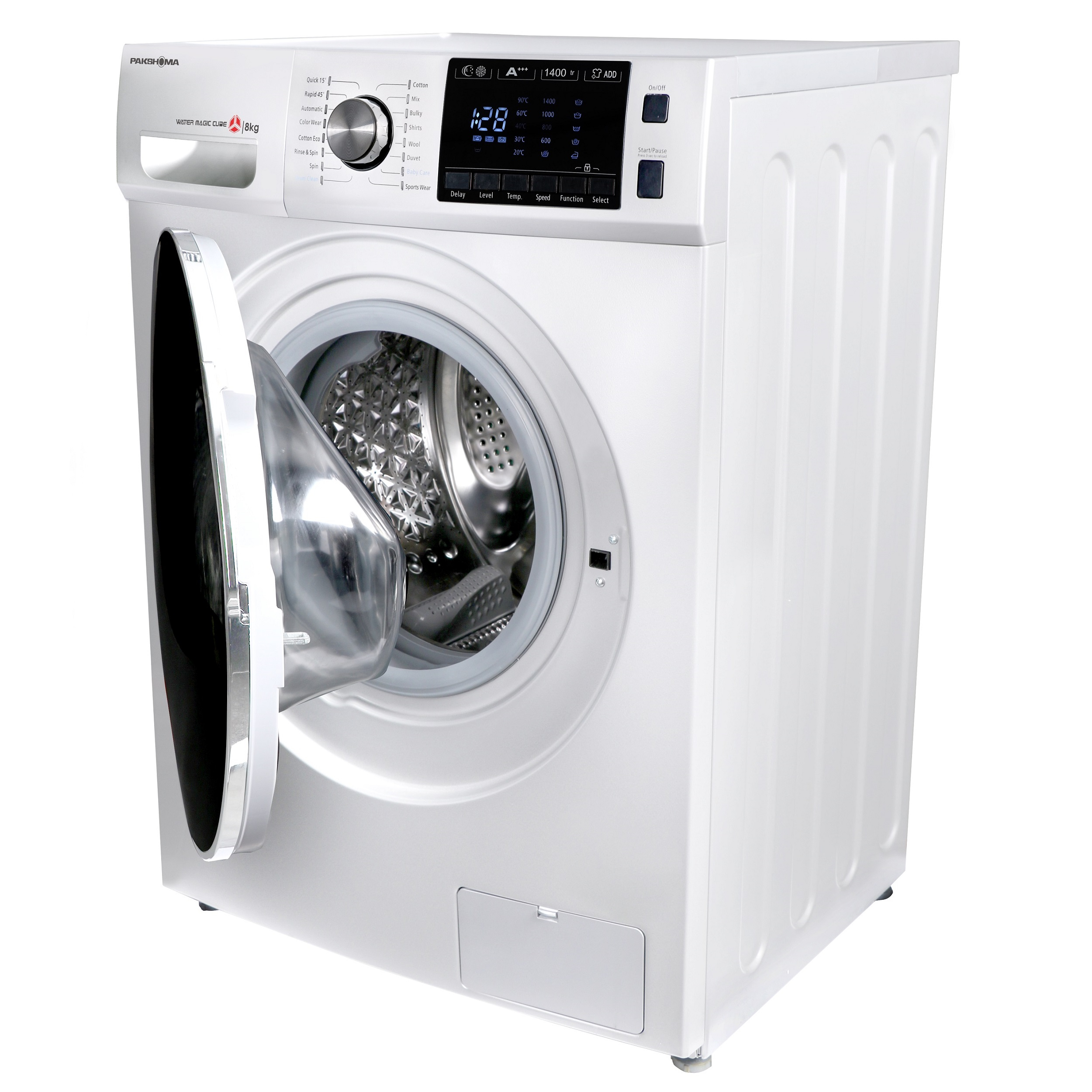 ماشین لباسشویی پاکشوما مدل TFU-84406 ظرفیت 8 کیلوگرم