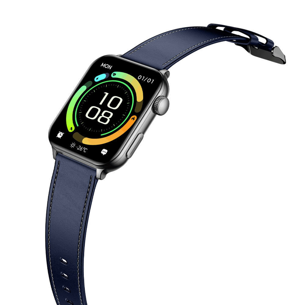 ساعت هوشمند گلوریمی مدل GS2 X سنسور سنجش اکسیژن خون، 160 حالت ورزشی، بند سیلیکونی