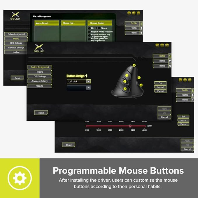 ماوس مخصوص بازی دیلاکس مدل M618XU