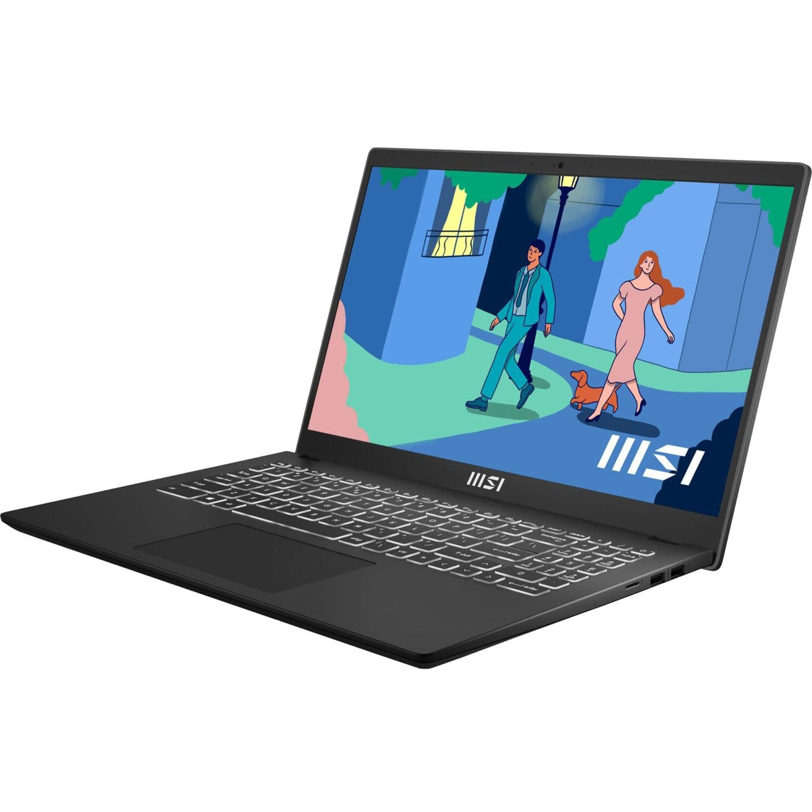 لپ تاپ 15.6 اینچی ام اس آی مدل Modern 15 B12MO-i7 1255U-16GB DDR4-500GB SSD-IPS