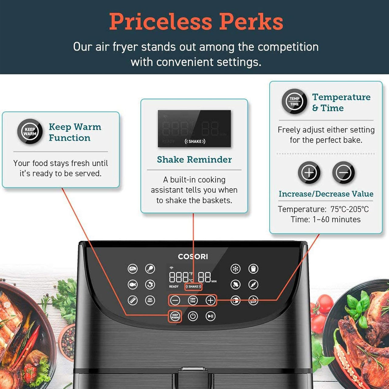 سرخ کن بدون روغن کوزوری مدل CS158-AF