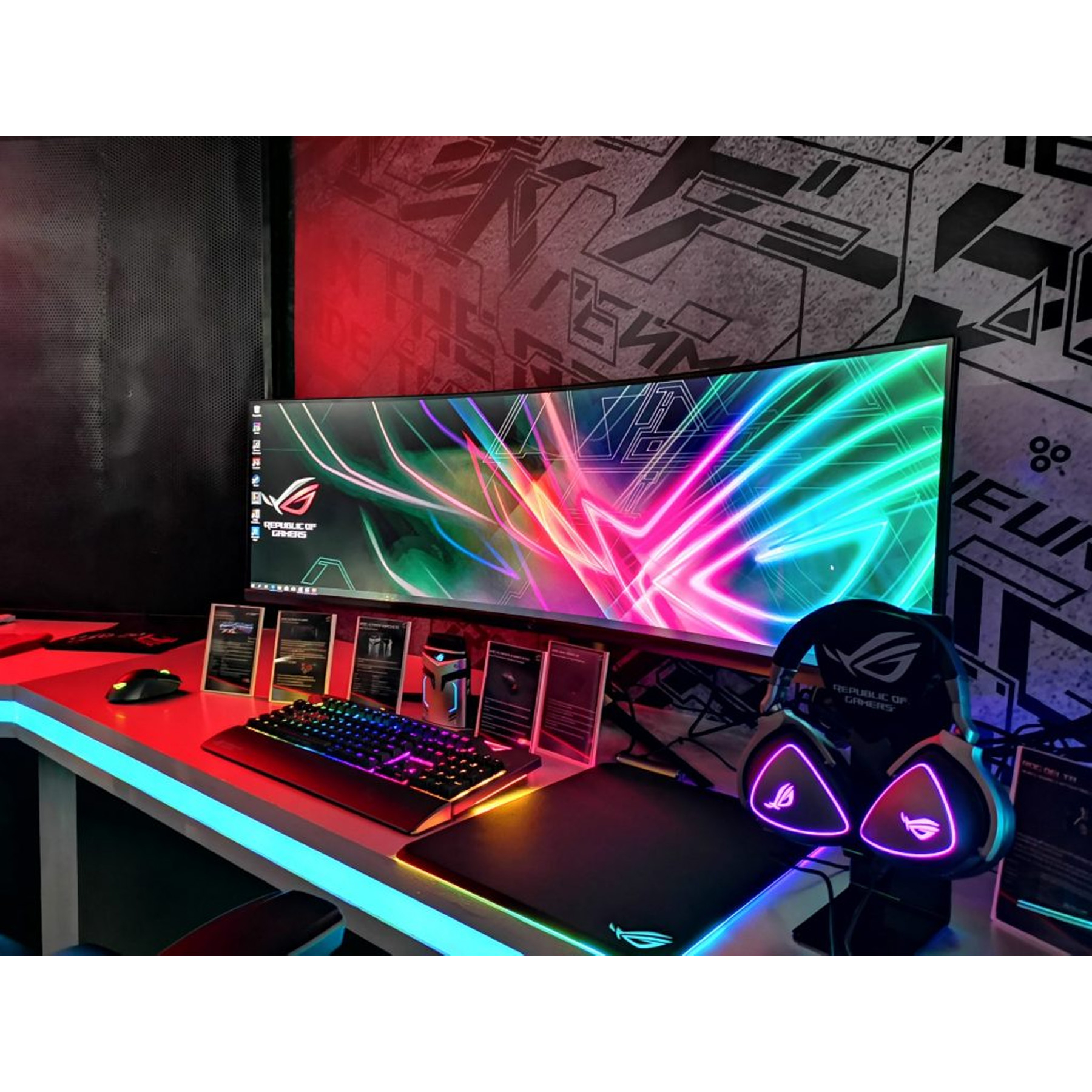 مانیتور خمیده گیمینگ 49 اینچ ایسوس مدل ROG Strix XG49VQ