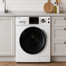 ماشین لباسشویی 8 اتوماتیک پاکشوما مدل BWF 40804 WT