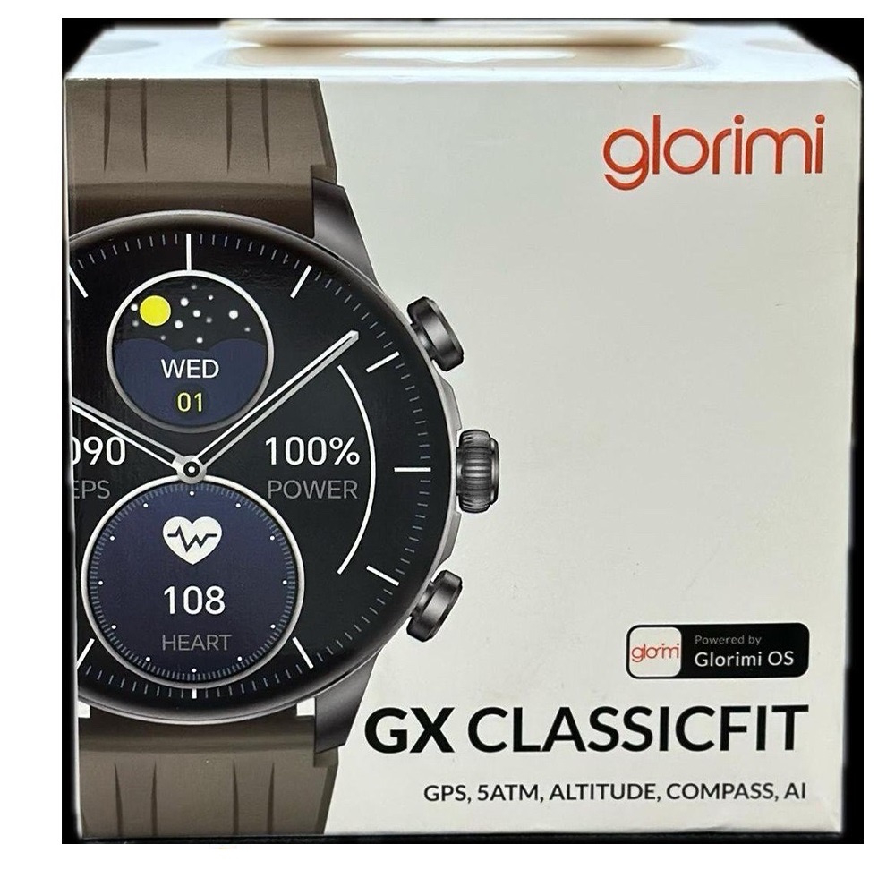 ساعت هوشمند 42 میلی متری گلوریمی مدل MAR FRECUENCY GX CLASSIC FIT SMARTبندسیلیکون