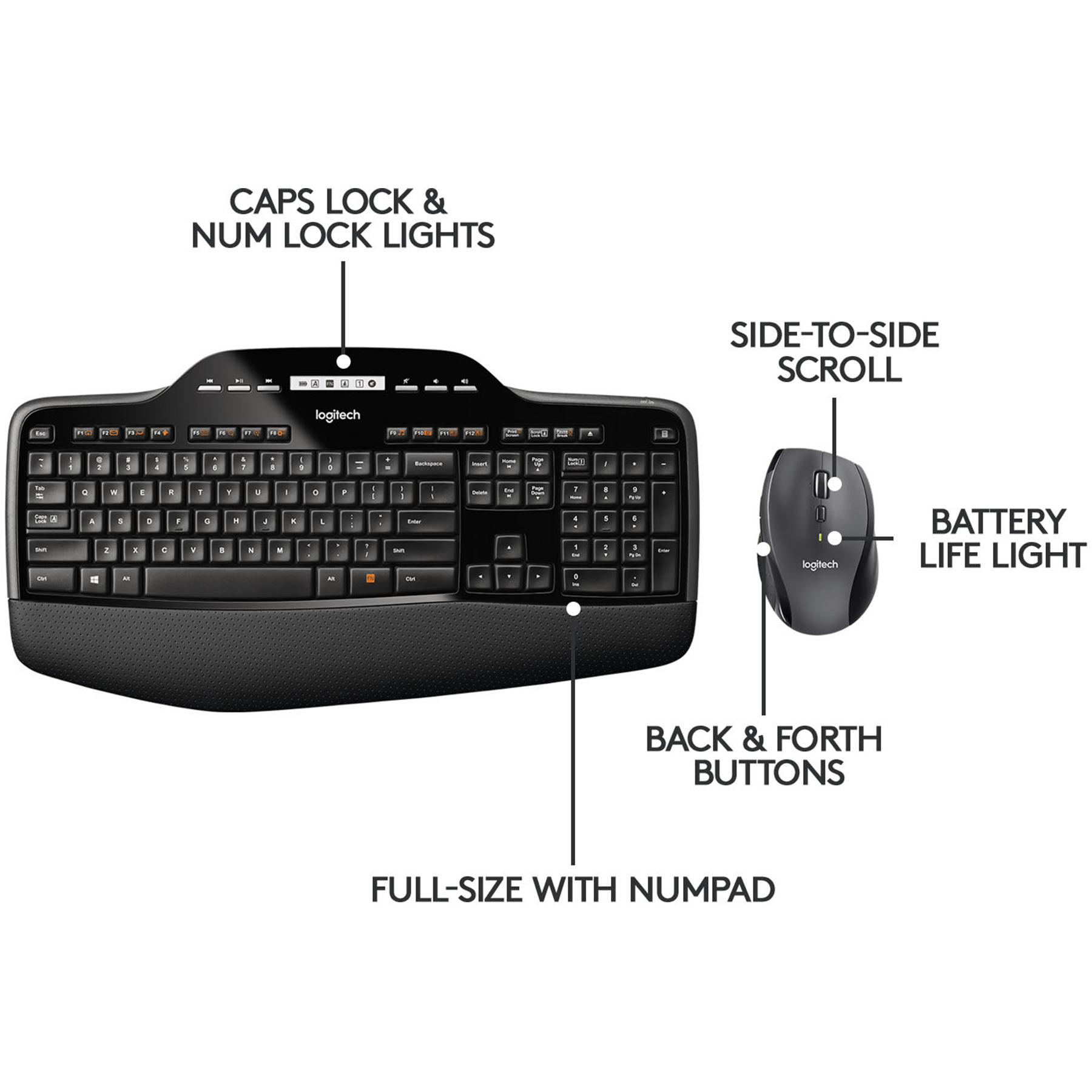 کیبورد و ماوس بی سیم لاجیتک مدل MK710