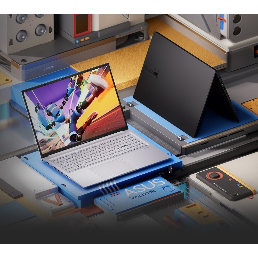 لپ تاپ 16 اینچی ایسوس مدل Vivobook 16X K3605VV-N1363-i9 13900H-16GB DDR4 3200MHz-512GB SSD-RTX4060 8GB-IPS 120Hz