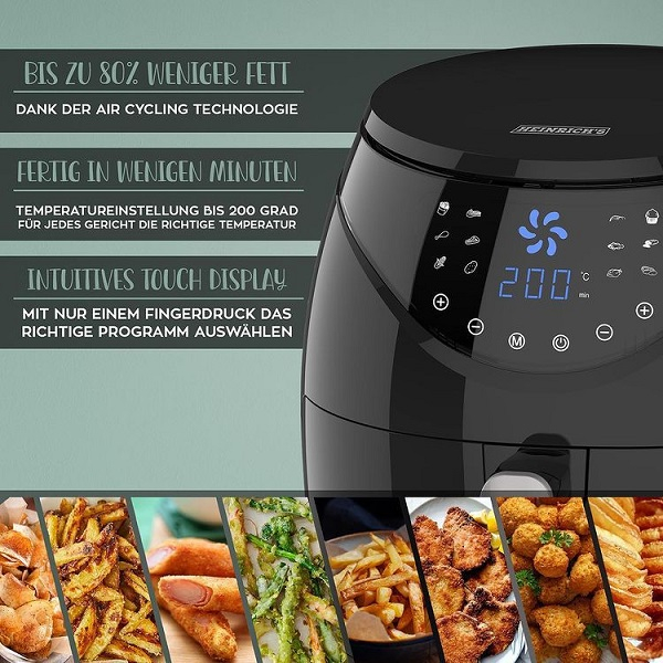 سرخ کن بدون روغن هنریچ مدل HR-8204