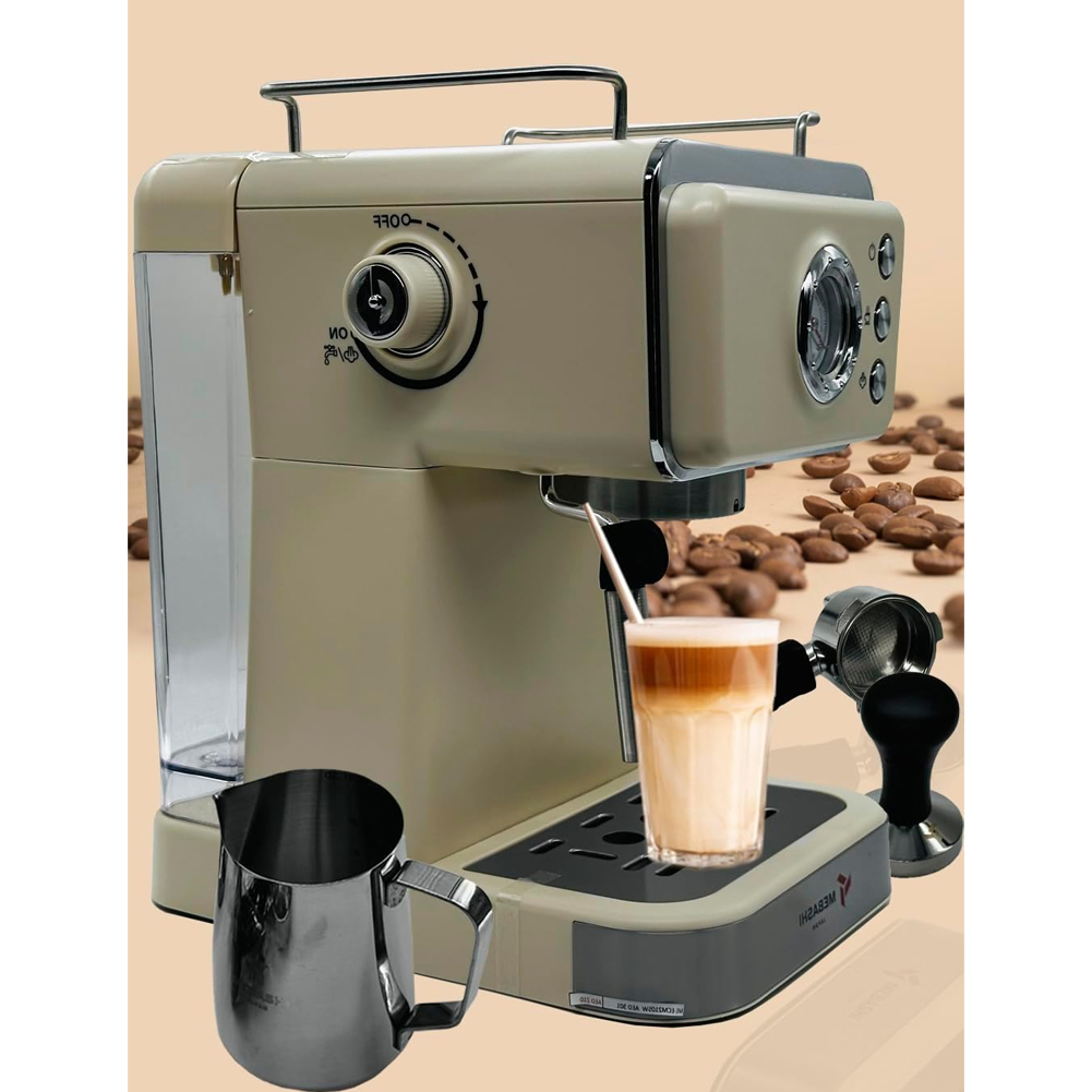 اسپرسو ساز 1500 میلی‌لیتر مباشی مدل ME-ECM2105